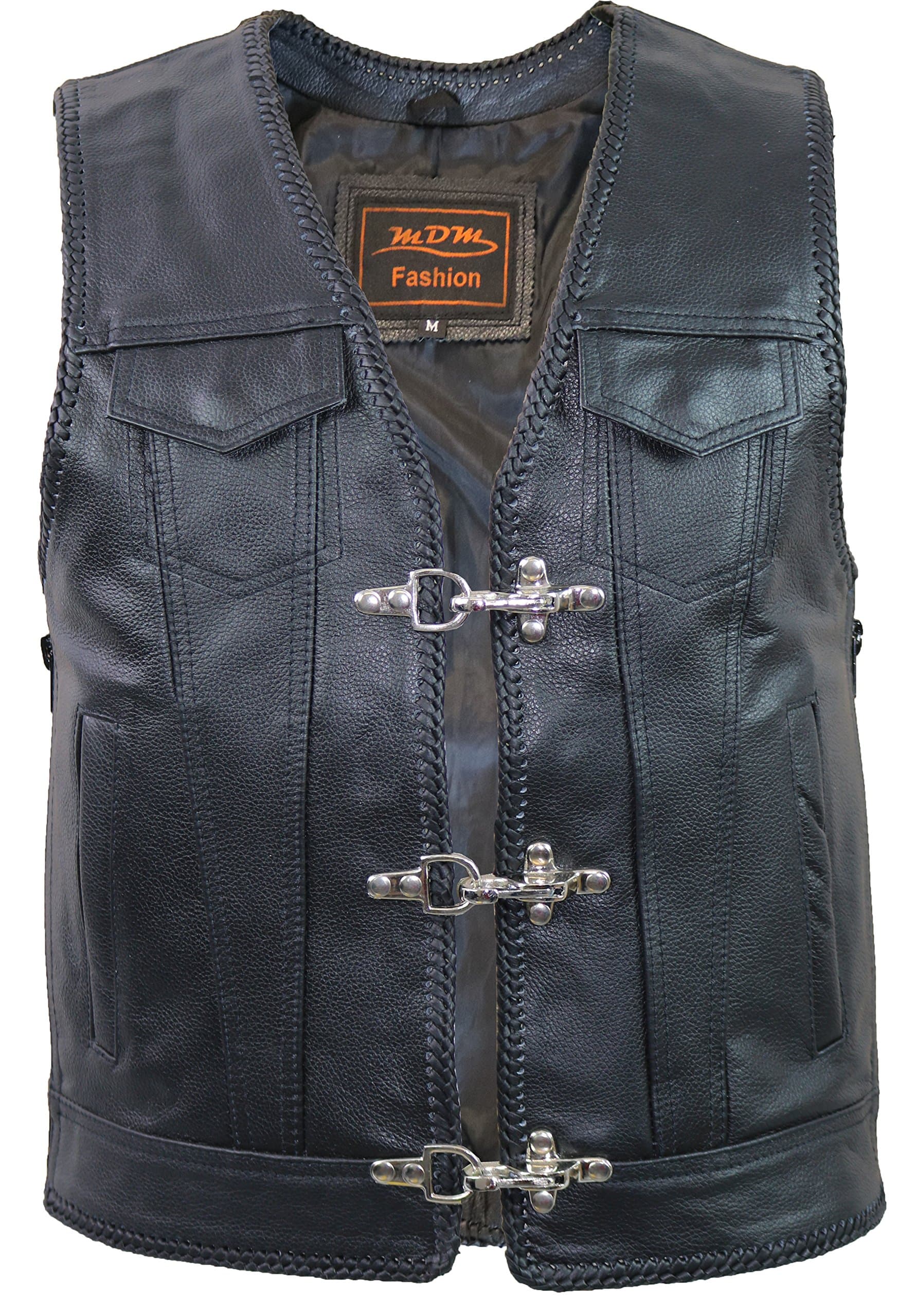 Men's Genuine Cowhide Leather Vest