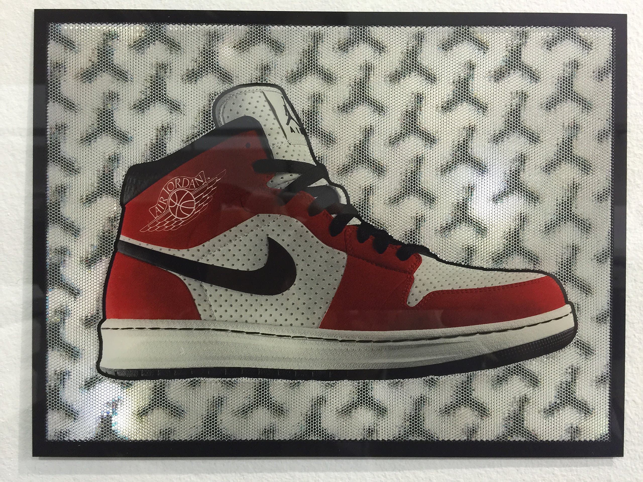 Michael Jordan Nike Shoe - 3D Depth Effect Print