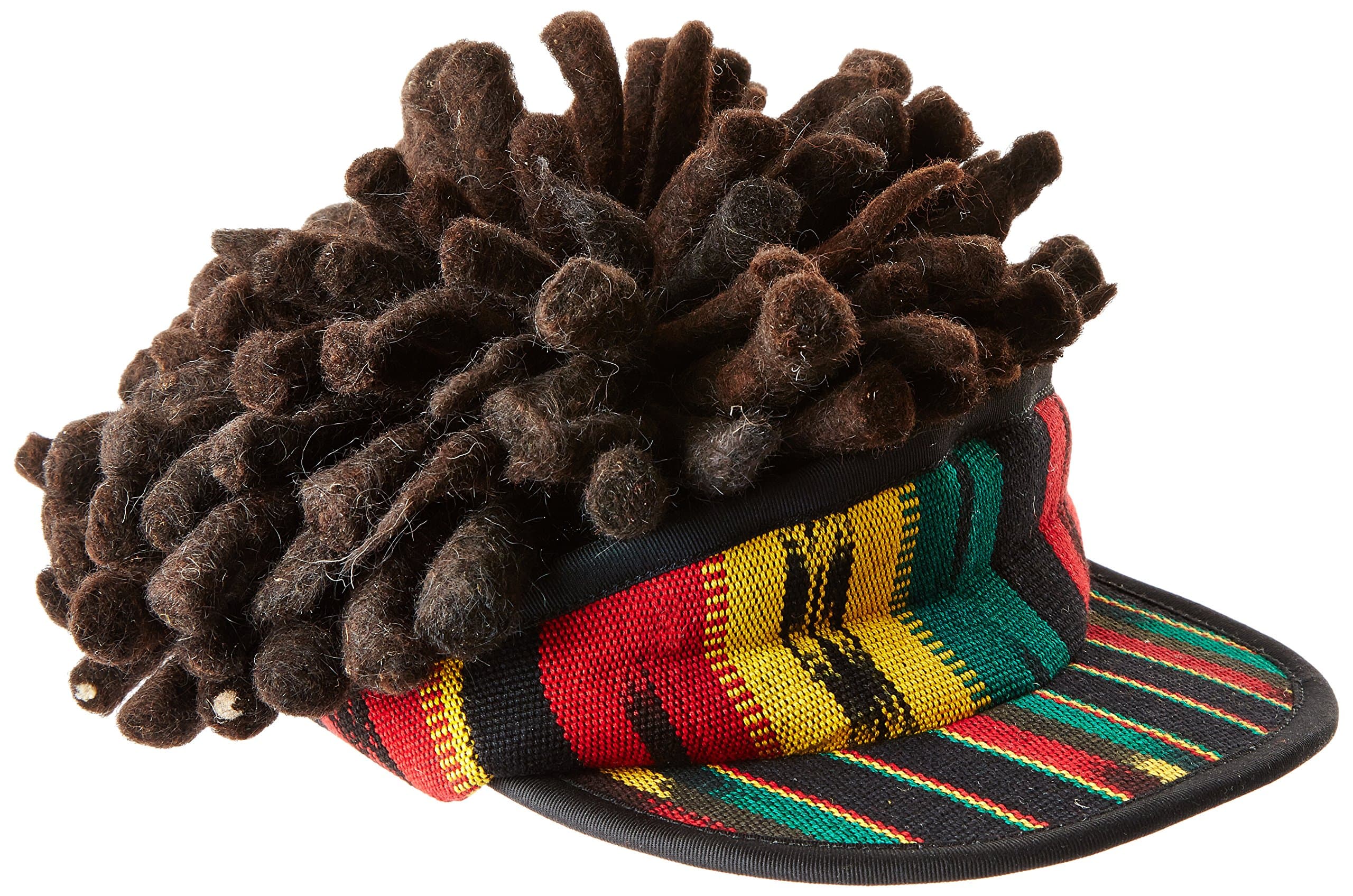 Guatemalart Rasta Hat with Short Dreadlocks