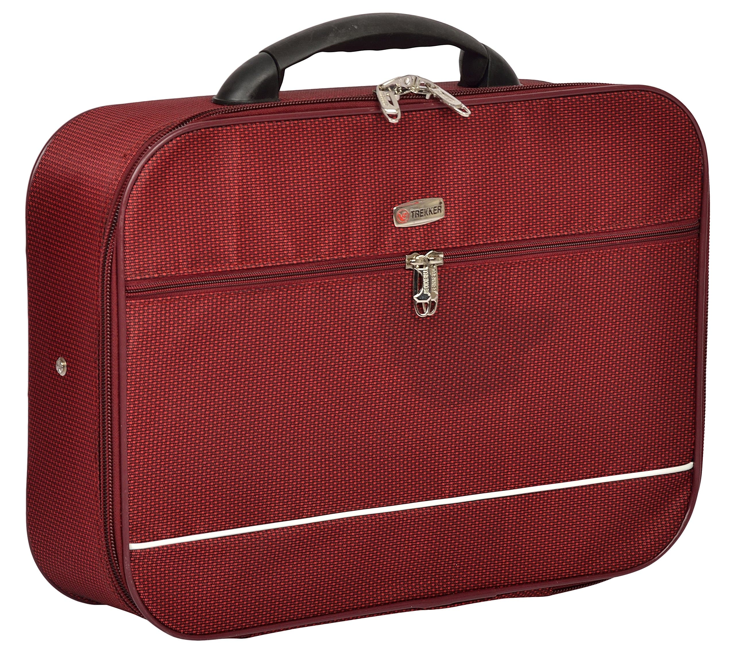 Trekker Polyester 42.5 cms Red Softsided Cabin Luggage (Cko-N22RED)
