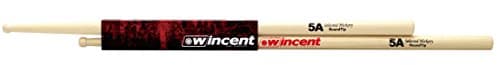 Wincent - 5A Round Tip Hickory Drumsticks (pair)
