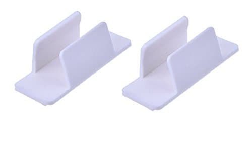 (2 PACK) Self Adhesive Pen Holder Clip Clips Table Desk Office Work Computer Home Memo Fridge Bulletin Clip Board