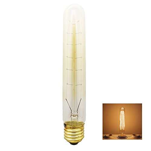 Retro Lighting E27 40 W LED Light Bulb Edison Screw 220-240 V Warm White Bulb Lamp Light Bulb Decorative Lighting Dimmable Bulb Filament Thread Retro T30-185