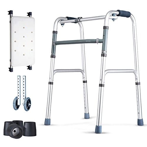 ZZHF Walking Stick Four-foot Folding Walking Walker Disabled Elderly Stool Crutch 4 Colors Available Walking Sticks ( Color : D )
