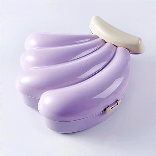 LOSTRYY Plastic tray fruit plate Atmosphere Dry fruit basin Simple atmosphere Big fruit basin, purple banana