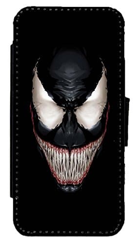 MARVEL DC Inspired Leather Flip Phone Case Wallet Cover for iPhone & Samsung (Samsung Galaxy S7 Edge)