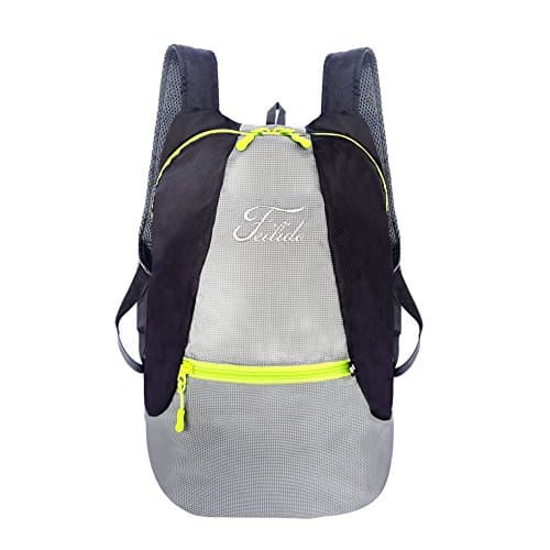 Tecpack 25L Ultralight Foldable Backpack For Hiking Camping Cycling Running Traveling, Packable Outdoor Sports School Book Bag Handy Adventure Gift, Portable Daypack Compact Roomy Trekking Rucksack