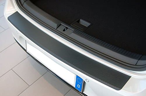 snudertech Rear Bumper Protector - Carbon-Style-Foil - BLACK