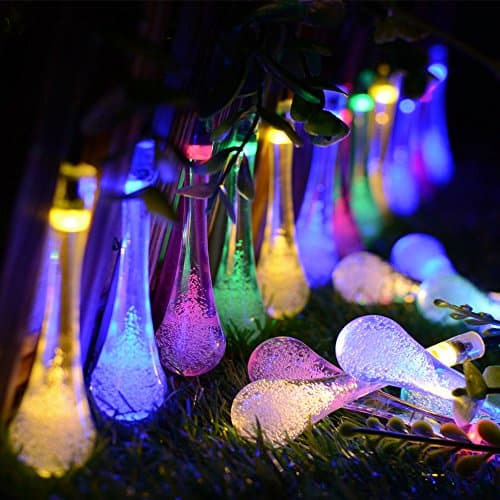 String Lights,Kondisco 30 LED Waterproof Xmas Decorative Lights,Solar Fairy String Lights for Outdoor,Garden,Patio,Christmas,Xmas Tree,Holiday Party Decorations Lawn,Trees,Wedding,Xmas Decoration (Multi-color).