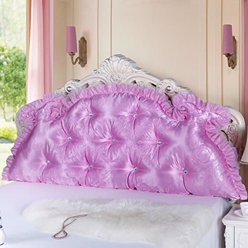 NQFL Cushion Decorative Pillows Triangular Cushions Bed Pillow Double Bed Soft Pack Bed Backrest Core Washable,I-2M