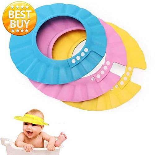 LeScorecor(TM)2015 Safe Shampoo baby Shower Cap Bathing Bath Protect Soft Cap Hat For Baby Children Kids Gorro de ducha Tonsee