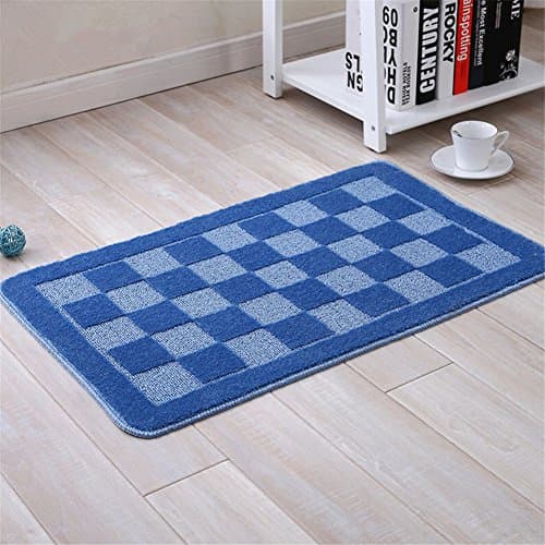Simple lattice pattern decorated decorated polypropylene mats door mats bathroom mats 19 x 31 inch approx