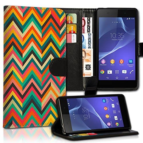 Wicostar Book-Style Flip Mobile Phone Case Protective Shell Cover Case for Sony Xperia Z5 – Flip Case MVD125