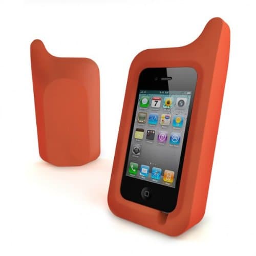 ArkHippo 1 iPhone 4 Case Orange (Utimate Drop-Proof Protection, Soft EVA, Free Standing, Ergonomic)
