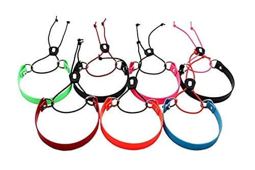 Full Grip Supply 3/4'' Biothane E-Bungee Collar XL 18''-32'' Neck Size or Double Box Quick On/Off E-Collar Strap Fits Educator Dogtra