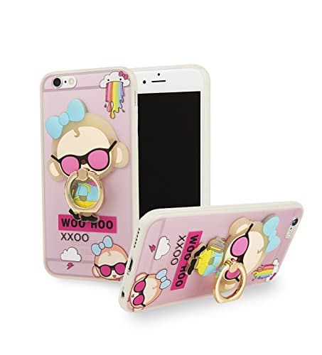 iPhone 6 Case, Vofolen Impact Resistant Protective Shell iPhone 6S Wallet Cover Shockproof Rubber Bumper Case Anti-scratches Hard Cover Skin Card Slot Holder for iPhone 6 6S 4.7 inch (Pink 6)