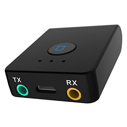 Bluetooth Transmitter Receiver Portable 2-in-1 Wireless Audio Adapter 3.5mm Stereo Output for TV, Computer, CD Player, Headphone, MP3/MP4 Player, Car Stereo, iPhone Samsung Android