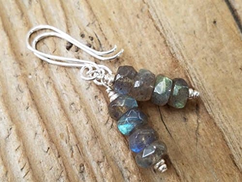 Labradorite and Sterling Silver Earrings