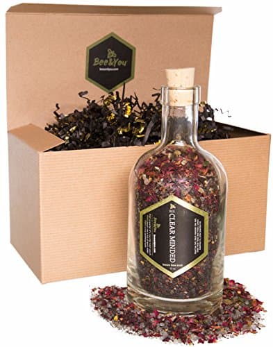 Bee & You - Bee Clear Minded Soaking Salt - Dead Sea Salt & Black Hawaiian Sea Salt w/ Bee Pollen, Lemon & Lime Essential Oils - Bath Salts for Skin Hydration, Aromatherapy, Stress Relief - 12 Ounces