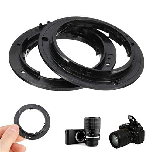 2PCs Rear Bayonet Mount Ring Replacement Part For Nikon 18-55 18-105 18-135mm Camera