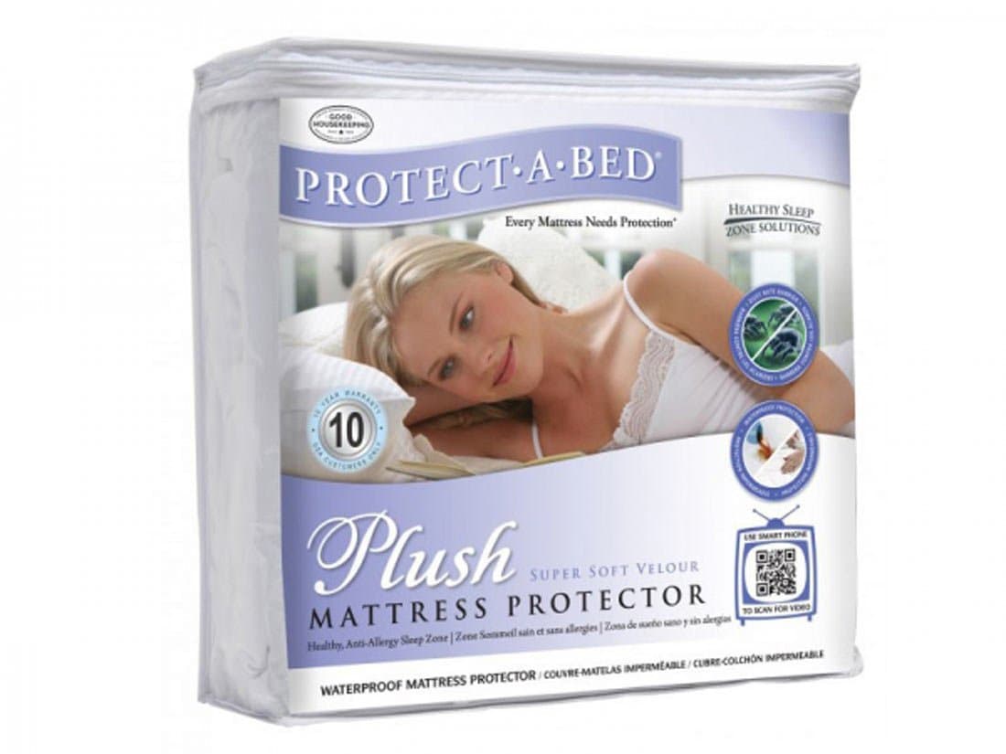 Protect A Bed - Plush 100% Waterproof Mattress Protector - Super King (180 x 200 cm)