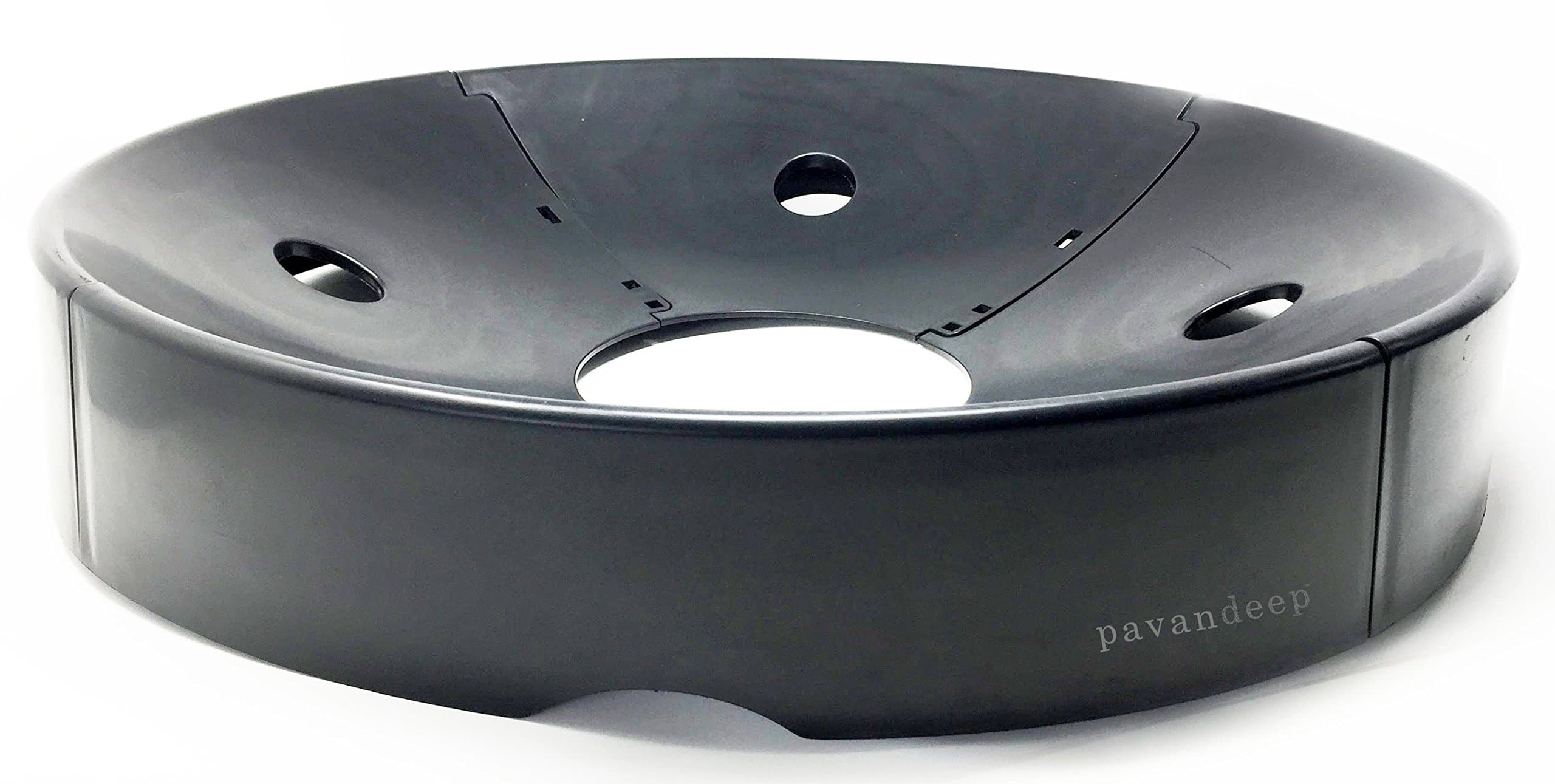 Exercise Ball Base Stand by Pavandeep Storage for The Classroom Office or Gym, for Fitness Balls 45cm 55cm 65cm and 75cm (Black, One Size)