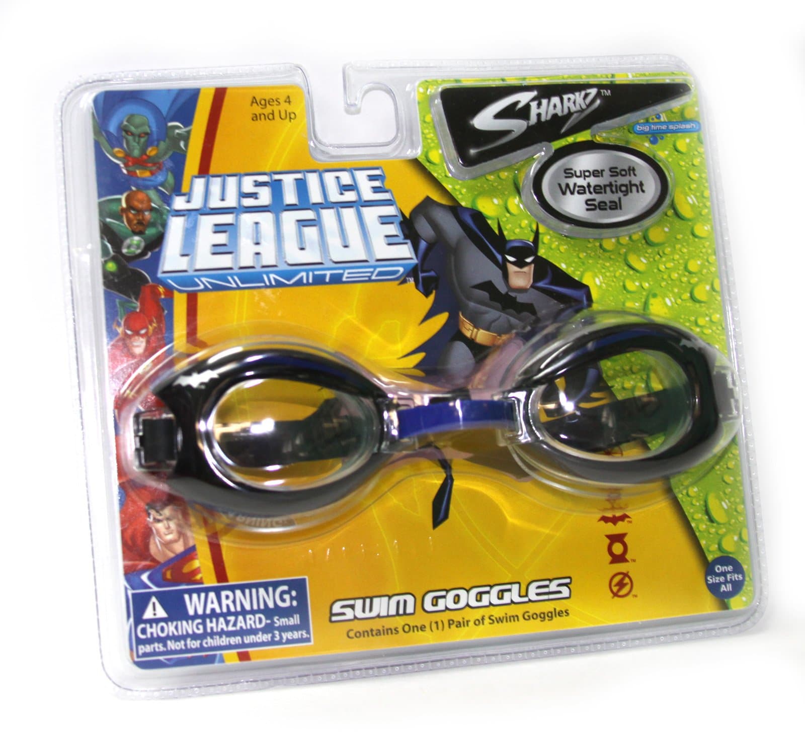 Justice League Super Soft Swim Goggles