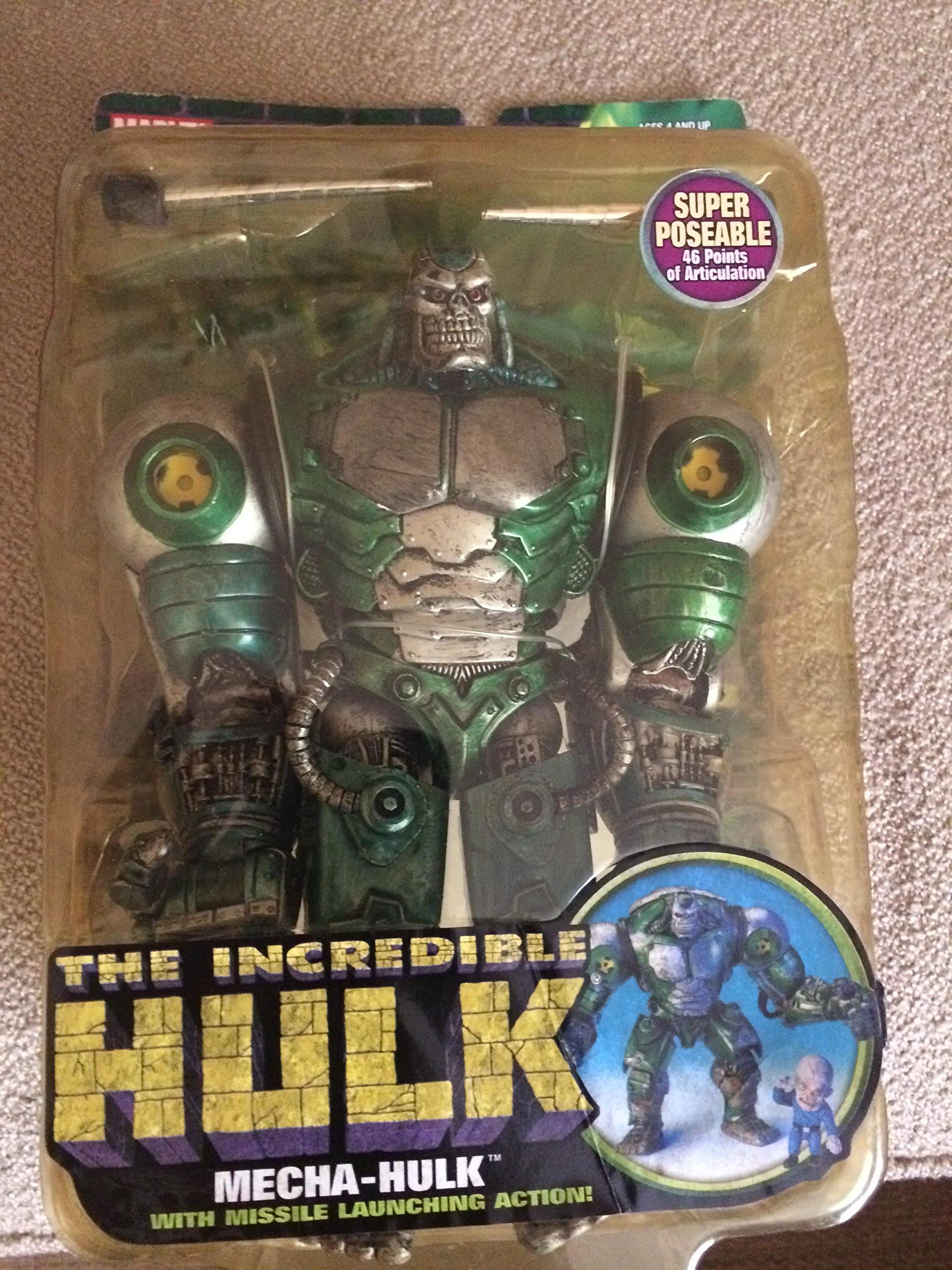MARVEL " MECHA HULK " WITH MISSLE LAUNCHING ACTION MOC
