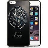 iPhone 6 Plus Case,Game Of Thrones Fire And Blood Targaryen House Black Cover Fit For iPhone 6S Plus 5.5 Inches,TPU Case