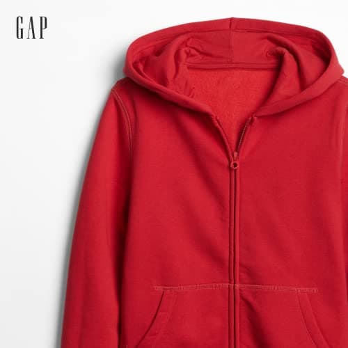 GAP Boy's V-Basic Fz Hooded Sweatshirt