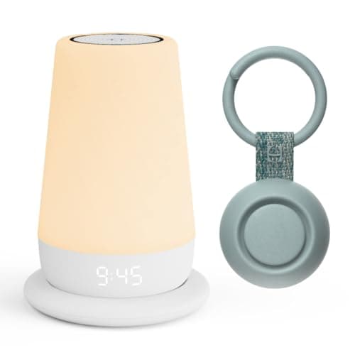 Rest+ 2nd Gen Baby Sleep Bundle Includes Hatch Rest+ 2nd Gen and Portable Rest Go | Sleep Sounds for Nursery, Travel and Registry (Slate)
