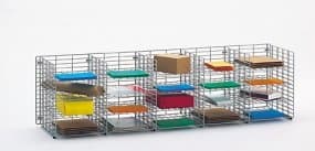 20 Pockets Letter Depth Shelf Wire Sorter (W451)
