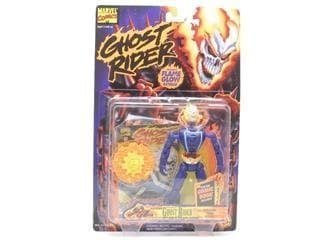 Ghost Rider with Exploding Torso Action and Glow-in-the-Dark Features; Includes a Custom Marvel Comic by Toy Biz