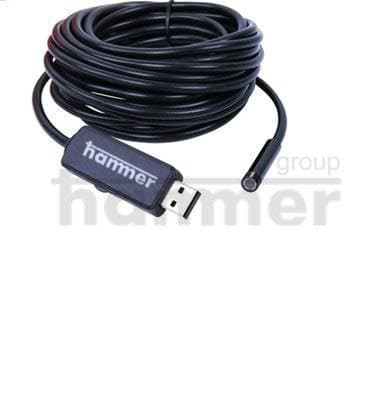 USB Endoscope Camera Black (VGA) CMOS Waterproof Snake led Light HD with 6 Adjustable Led Light USB borescope Camera 2 Meters