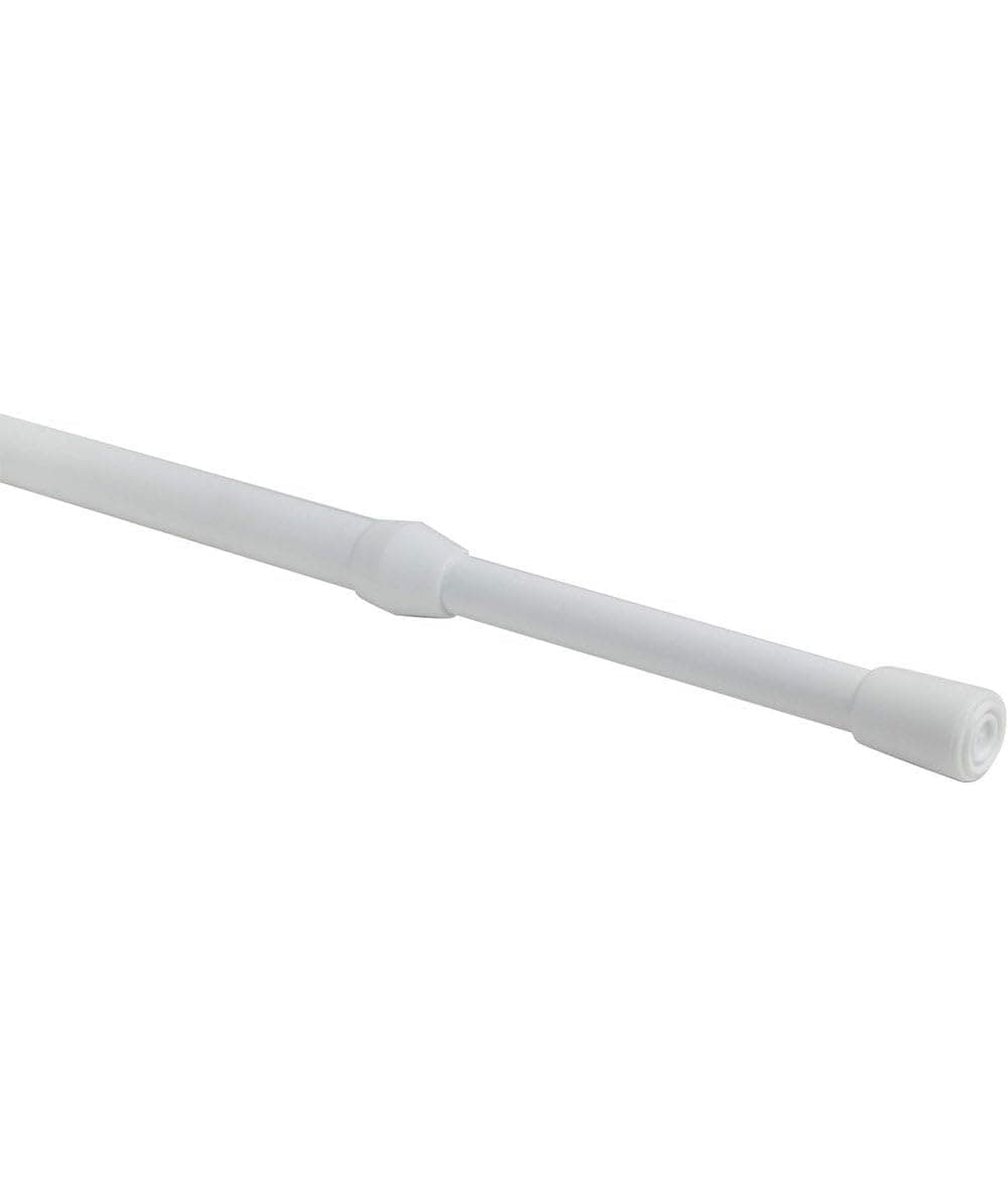 Extendable White Spring Loaded Tension Rod For Nets and Voiles 10-13mm Diameter (60-100cm)