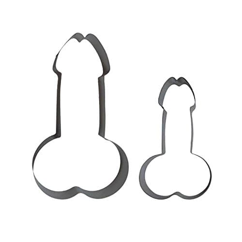 Bachelorette Cookie Cutter/Mold (2-Pack)