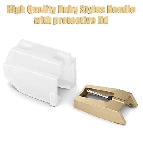 DIGITNOW Record Player Needle/Golden Needle with 3-Pack of Dimond Stylus Replacement for Turntable, Vinyl Record Player, lp, Phonograph