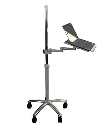 DVC02-DLPTA Rolling Laptop Pole Desk Adjustable 24 inch Wide Footprint