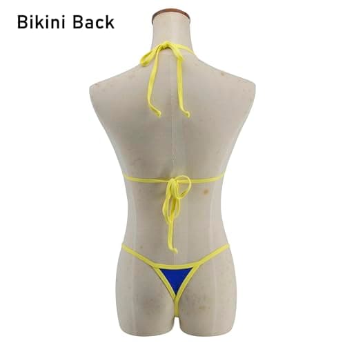 SHERRYLO Micro Bikini Extreme G String Thong Bikinis Sexy Mini Bathing Suit for Women Womens Swimsuits Microkini Swimsuit
