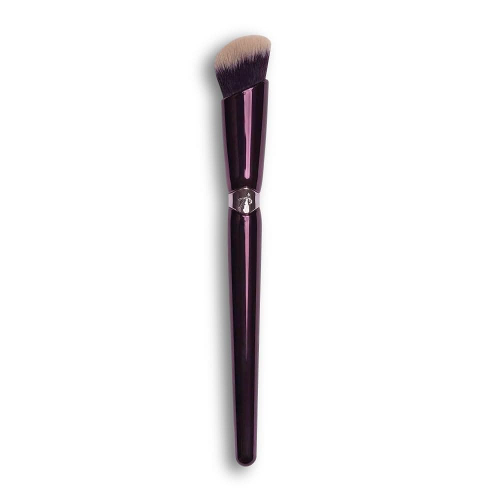 Angled Concealer Brush | Precision Application for Cream and Liquid Concealer | Ideal for Under Eye and Targeted Coverage | Soft Dense Vegan Fiber for Professional Blending | Cruelty-Free