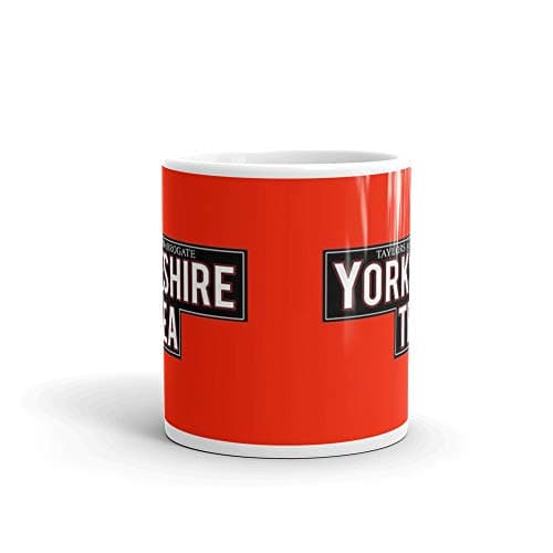Yorkshire Tea 11 Oz White Ceramic.11 Oz Ceramic Glossy Mugs Gift For Coffee Lover.Q