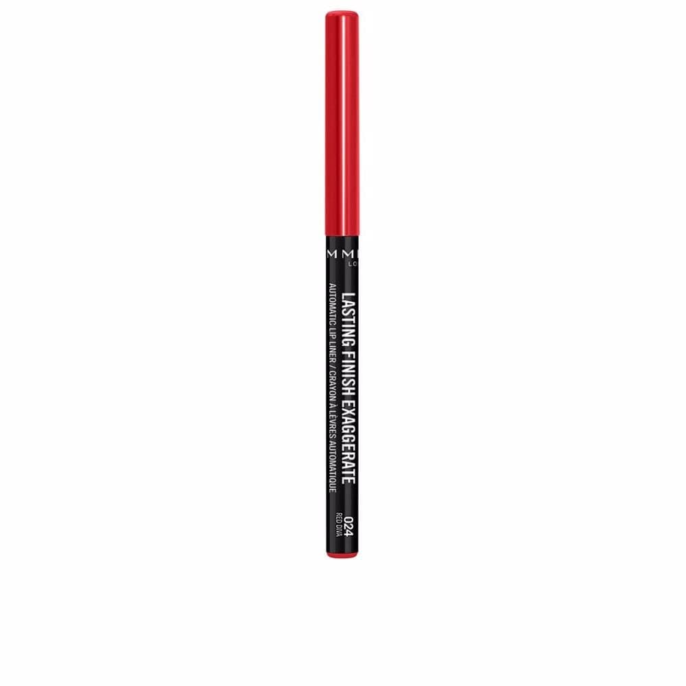 Lasting Finish Exaggerate Automatic Lip Liner - Rich, Smooth Formula, Long Lasting - 024 Red Diva, .01oz