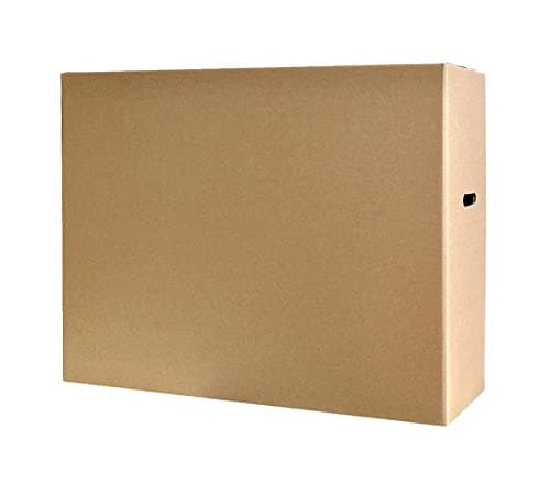 Double Wall Cardboard TV box with Bubblewrap (22" up to 52") (Up to 22" with Handholes)