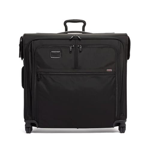 TUMI - Alpha 2 & Alpha 3 Extended Trip 4 Wheel Medium Garment Bag - Dress or Suit Bag, Black - Alpha 3, One Size, black-alpha 3