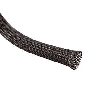 CCP1.00BK25 Flexo Clean Cut 1-Inch Braided Cable Sleeve, Black - 25 Feet