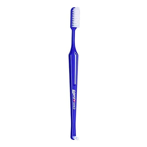 Paro M43 Medium 4-Row Toothbrush with Interspace Brush F - #708