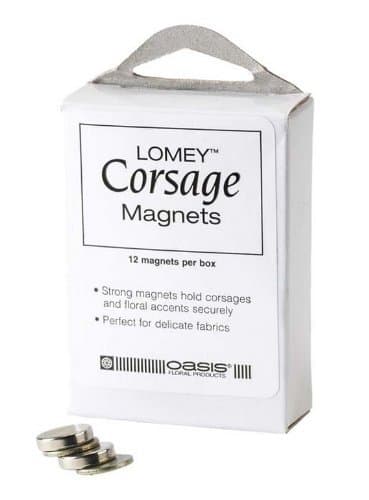 Lomey Corsage Magnets 12 Per Package
