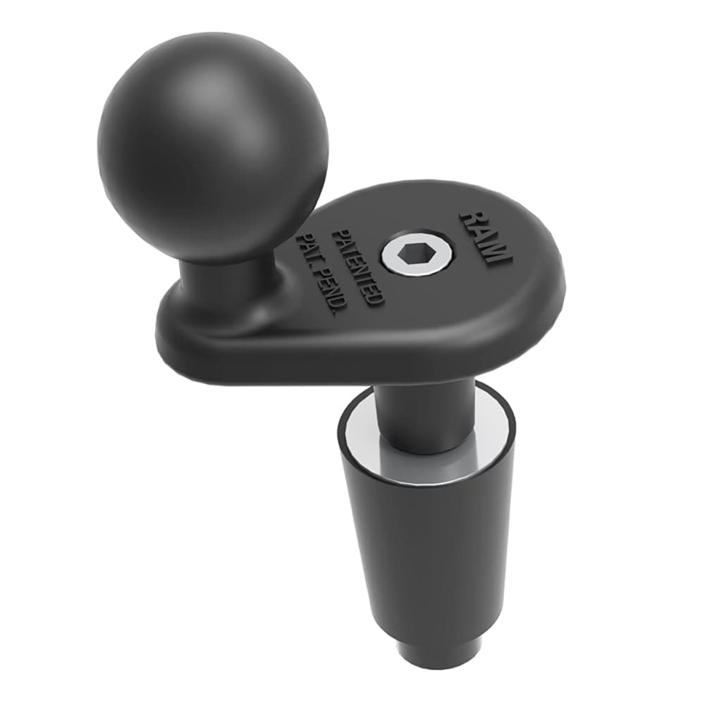 Motorcycle Fork Stem Ball Base RAM-B-342U with B Size 1" Ball for Stems 12mm to 38mm in Diameter