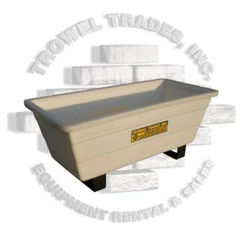 3 Poly Mud Tubs Mortar Box 10 Cubic Foot Masonry Trough 3 Pack