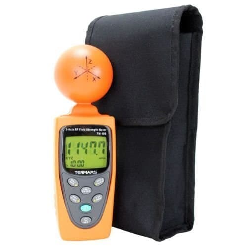 Tenmars TM-195 3 Axis RF Field Strength Meter EMF Meter Electrosmog Microwave Tester 3.5Ghz by Tenmars TM-195